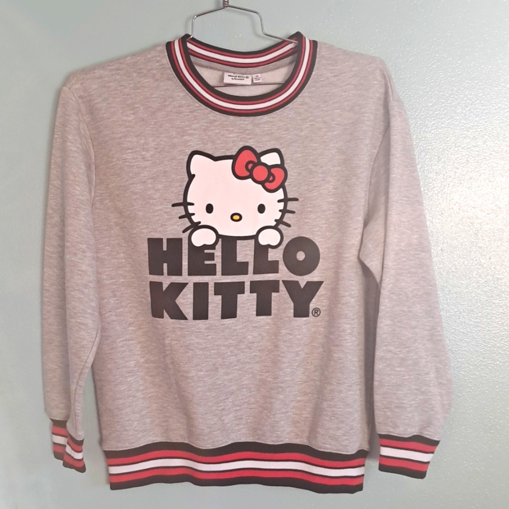 Sanrio Hello Kitty sweatshirt medium gray